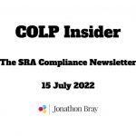 SRA Compliance Consultants Newsletter