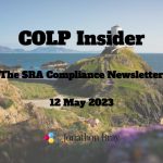 SRA Compliance Newsletter 12 May 2023