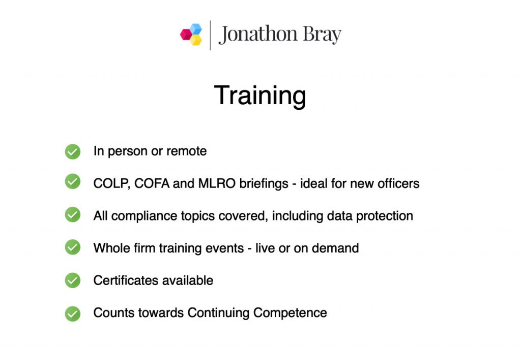compliance training for solicitors