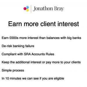 earn more client account interest on SRA balances