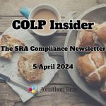sra compliance newsletter 5 april 2024