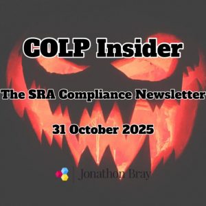 SRA COLP COFA Compliance AML Training Audit for Law Firms
