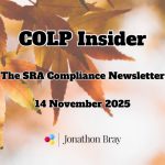 colp compliance news SRA