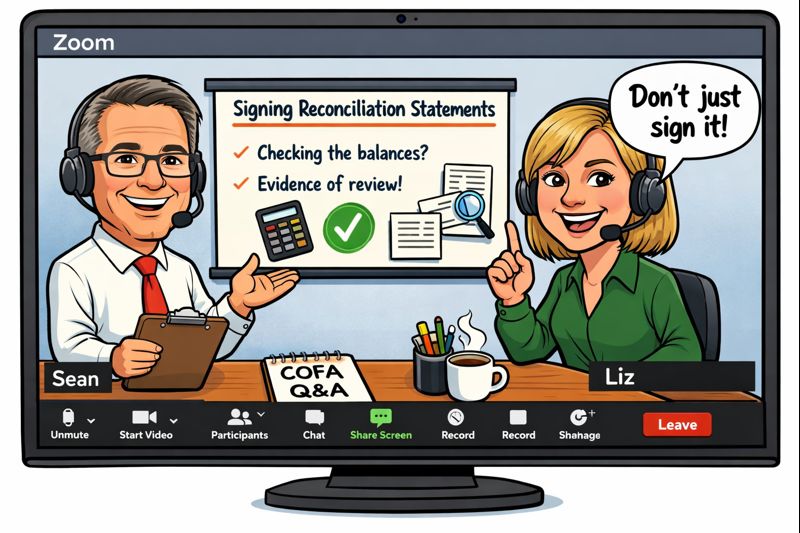 COFA webinar January 2026 Liz Bond Sean Hankin JBL Compliance